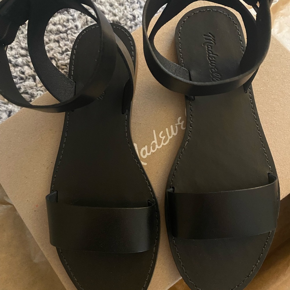 Madewell Boardwalk Sandal - Black